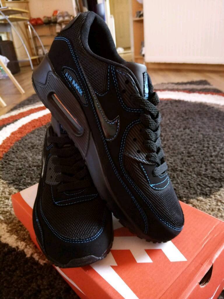 all blue air max 90s